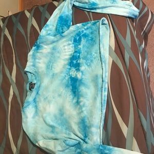tie-dyed top